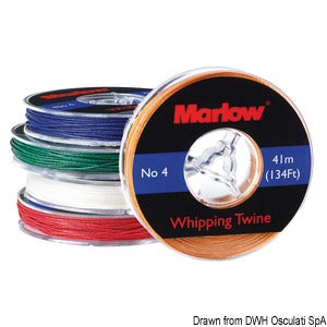 Marlow black whipping twine