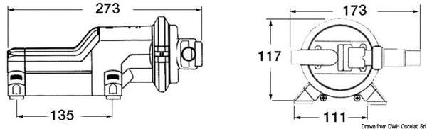 WHALE Gulper pump 220 12V