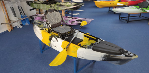 Cool Kayak Rodster Fishing Kayak with Paddle & Aluminium Seat
