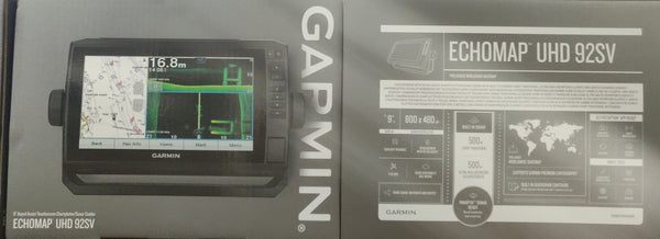GARMIN chartplotter & Fishfinder EchoMap UHD 92sv (no transducer)