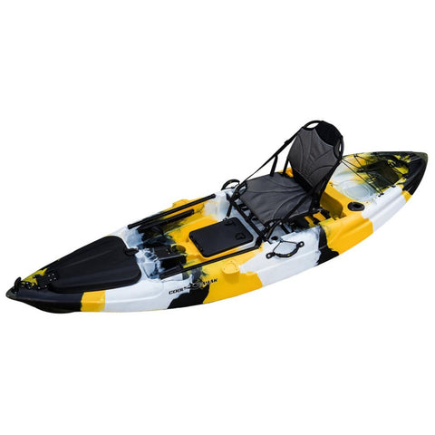 Cool Kayak Rodster Fishing Kayak with Paddle & Aluminium Seat