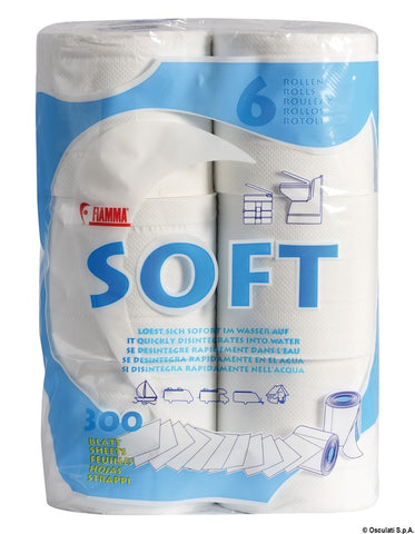 Aqua Soft water-soluble marine toilet paper